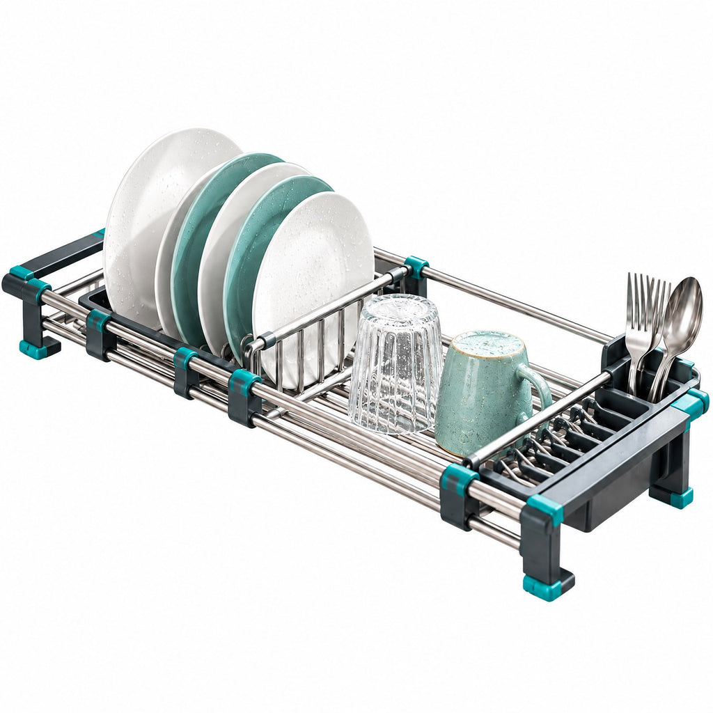 lorevixaai Expandable Over Sink Drying Rack — product image 4