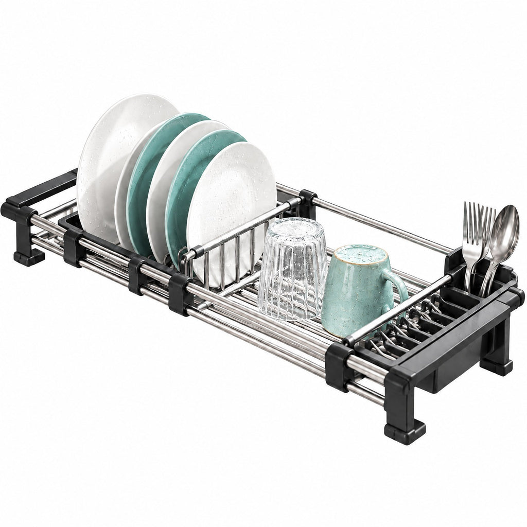 lorevixaai Expandable Over Sink Drying Rack — product image 5
