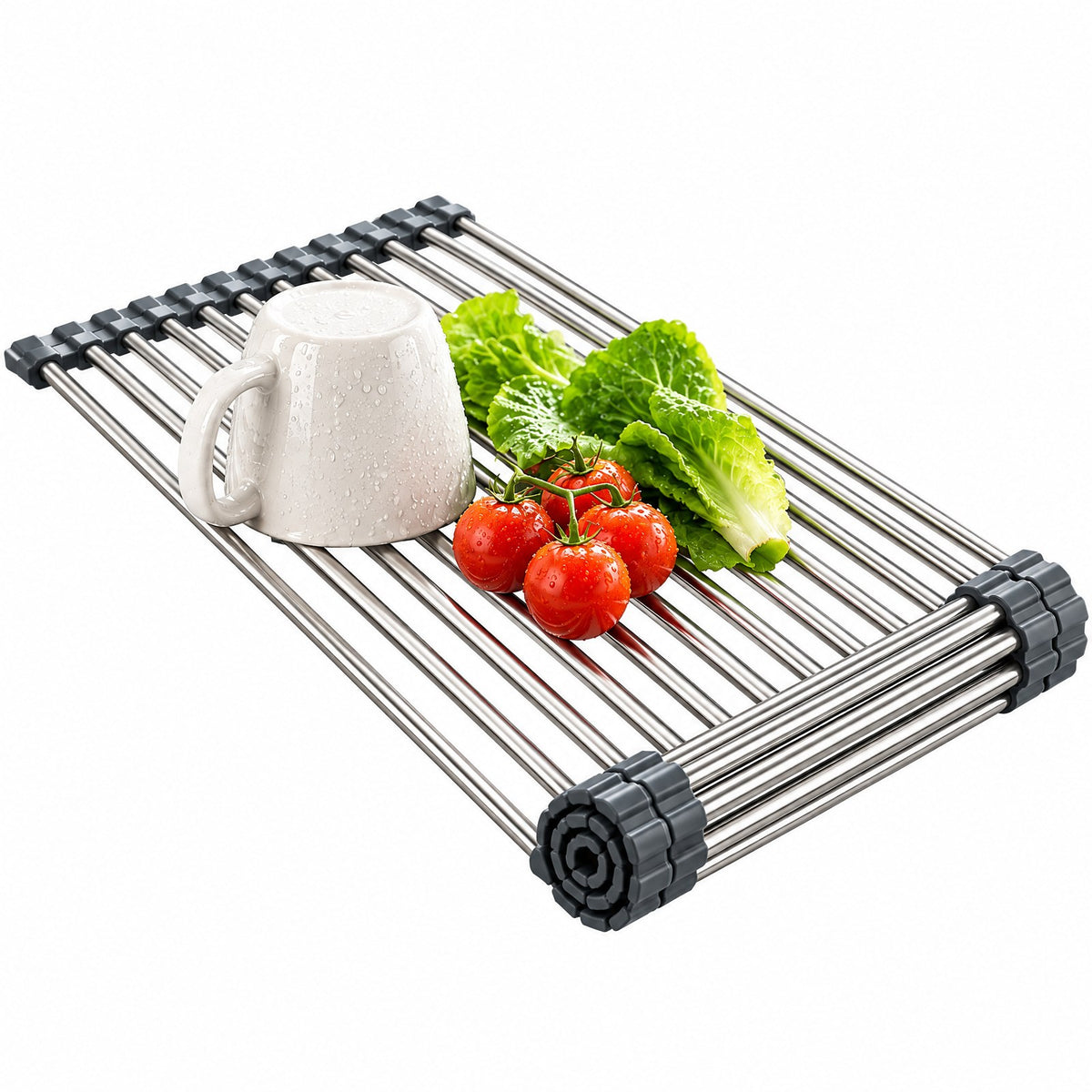 lorevixaai Roll-Up Sink Drying Rack — product image 2
