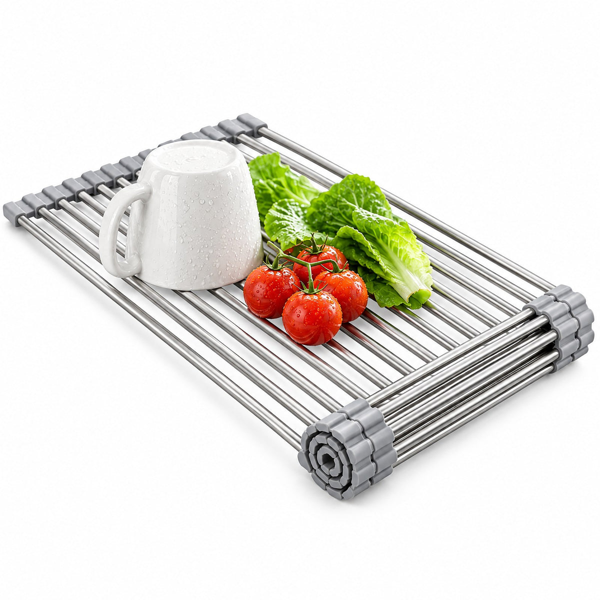 lorevixaai Roll-Up Sink Drying Rack — product image 5