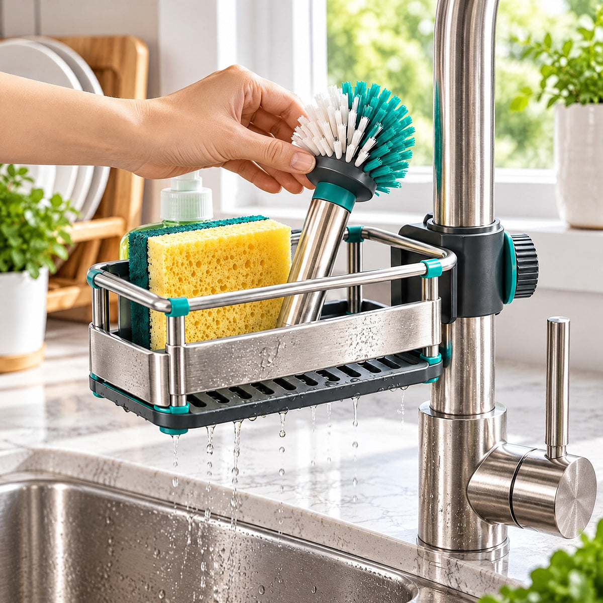 lorevixaai Faucet Mounted Organizer — product image 2