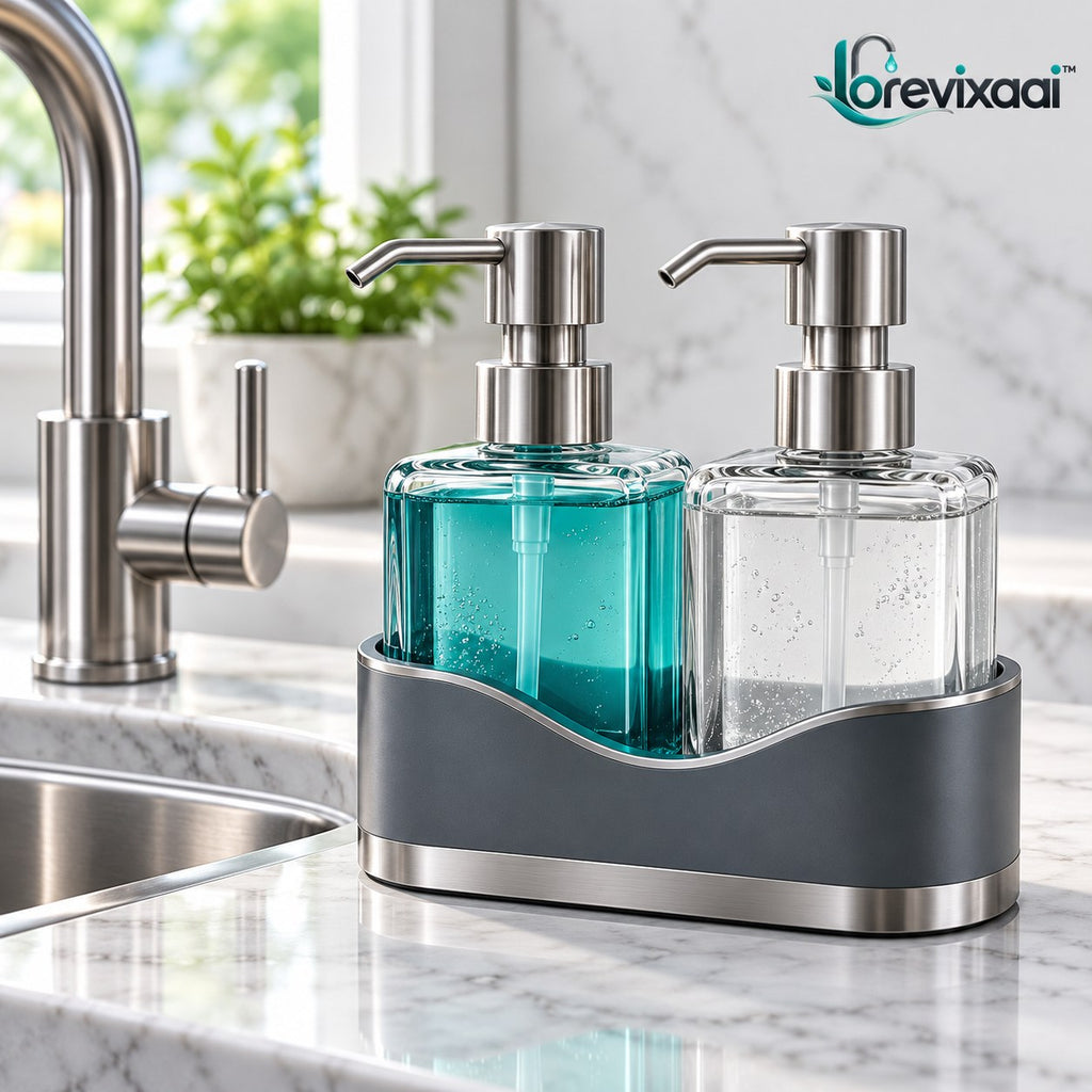lorevixaai Dual Chamber Soap Dispenser — product image 1