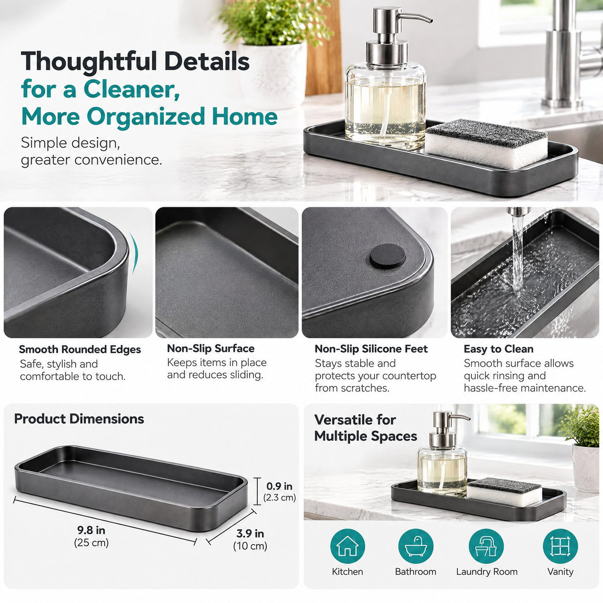 lorevixaai Countertop Organizer Tray — product image 3