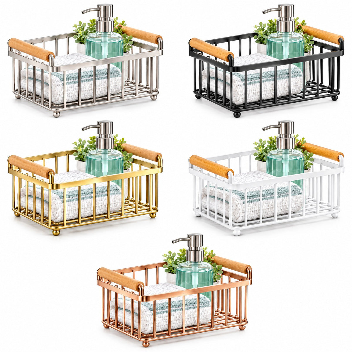 lorevixaai Minimal Countertop Storage Basket — product image 2