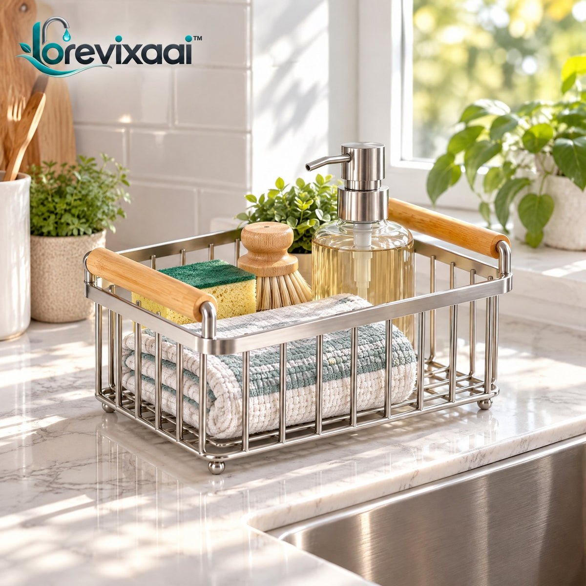 lorevixaai Minimal Countertop Storage Basket — product image 5